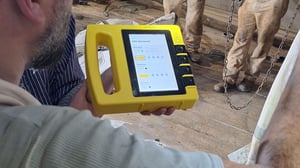 Schacht Konrad 2 - Hub shows concrete detected