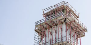 massive concrete component bridge pylon